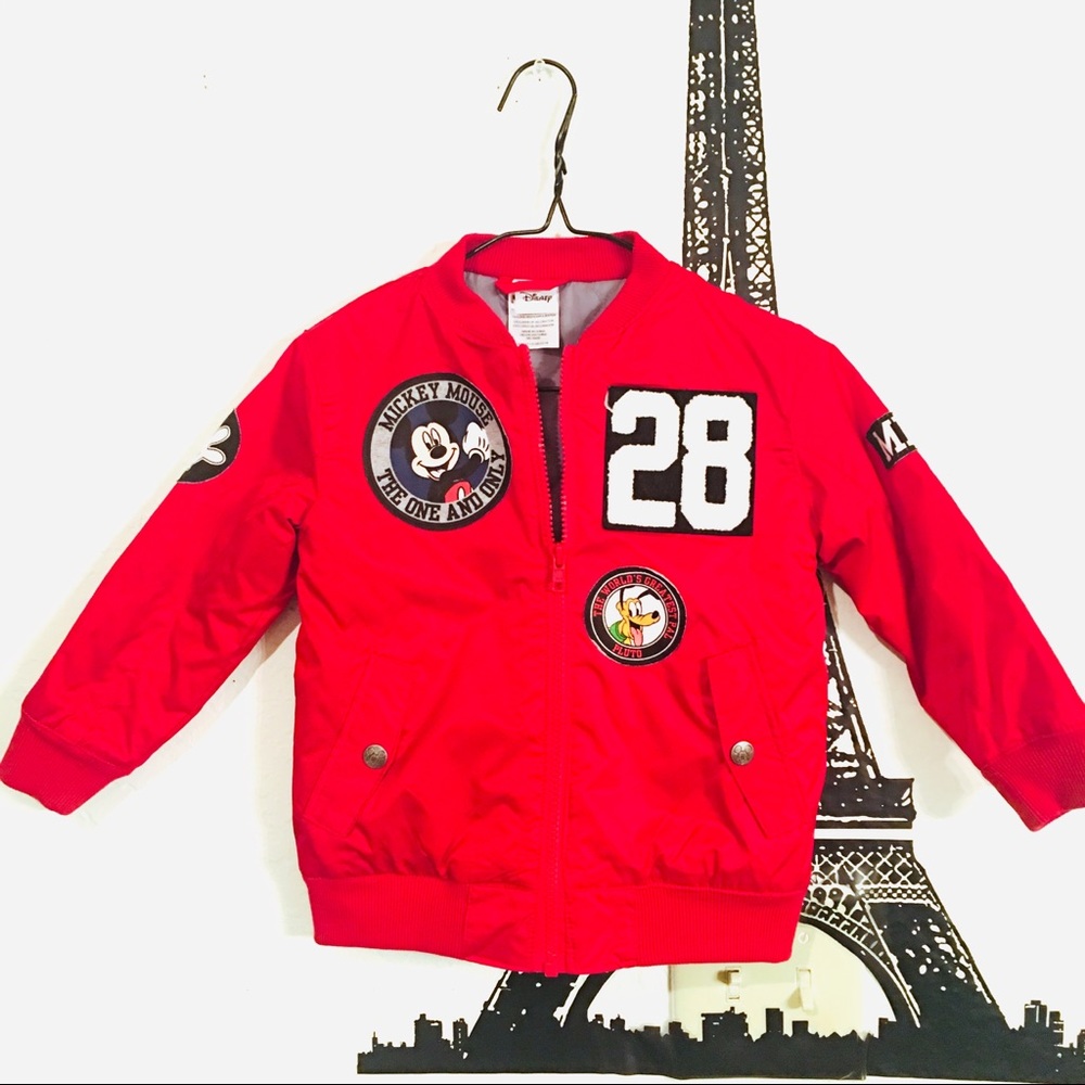 Disney Mickey Mouse Jacket. Red.